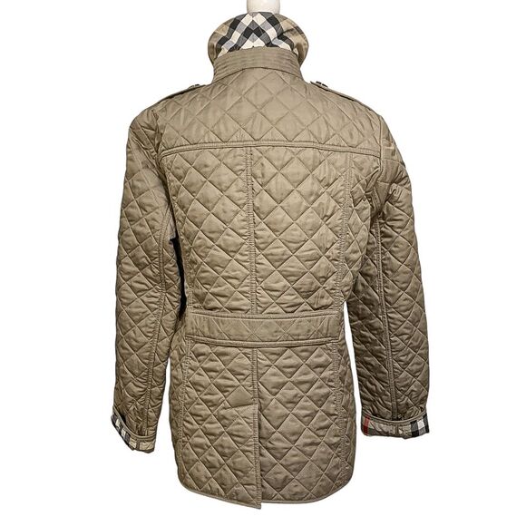 Authentic Burberry Tan Quilted Puffer Jacket - Picture 6 of 14